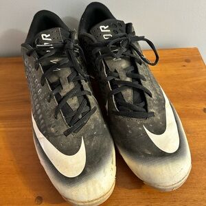 Men’s Nike Vapor Ultrafly 2 Molded Baseball Cleats Black & White - Size: 12